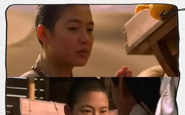 周韵剃光头演小和尚结缘姜文，20年婚姻成影视圈长期合作范本 _ 现场图